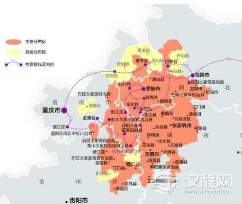 土家族的人口有多少土家族的分布地在哪里