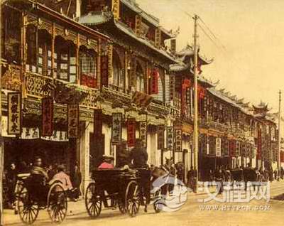 清朝时期的街道 清朝时期的街道