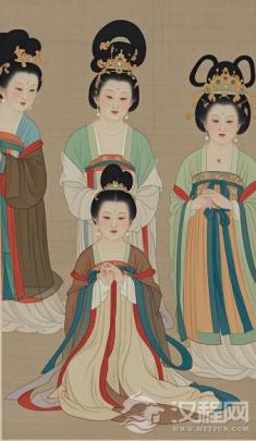 国画人物必学的30种衣纹画法