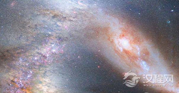 银河系与仙女座星系相撞