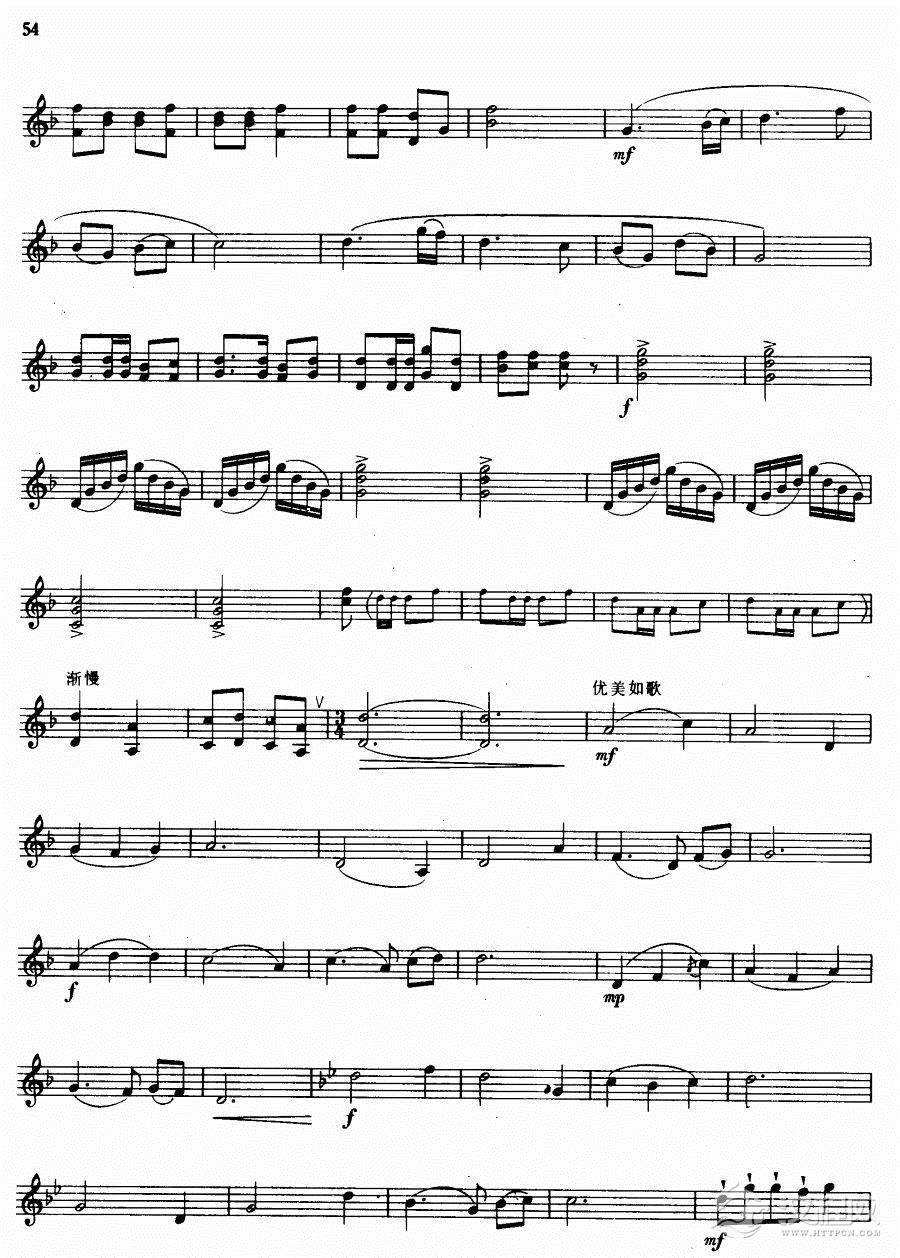 火车进侗乡(笙独奏)其他曲谱