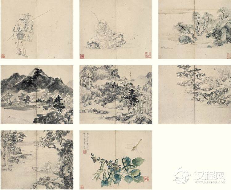 明-邵弥绘画作品欣赏 - 李梨 - 李梨