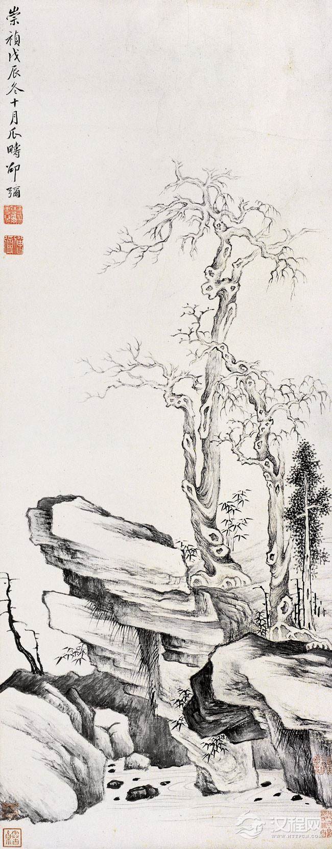 明-邵弥绘画作品欣赏 - 李梨 - 李梨