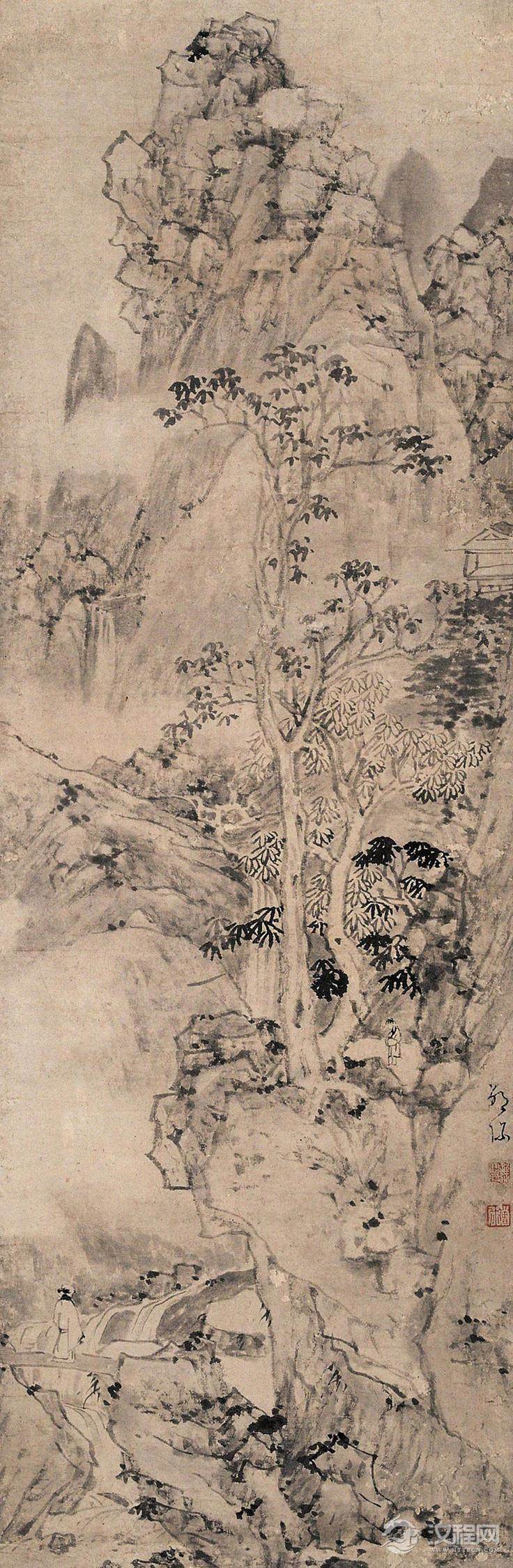 明-邵弥绘画作品欣赏 - 李梨 - 李梨