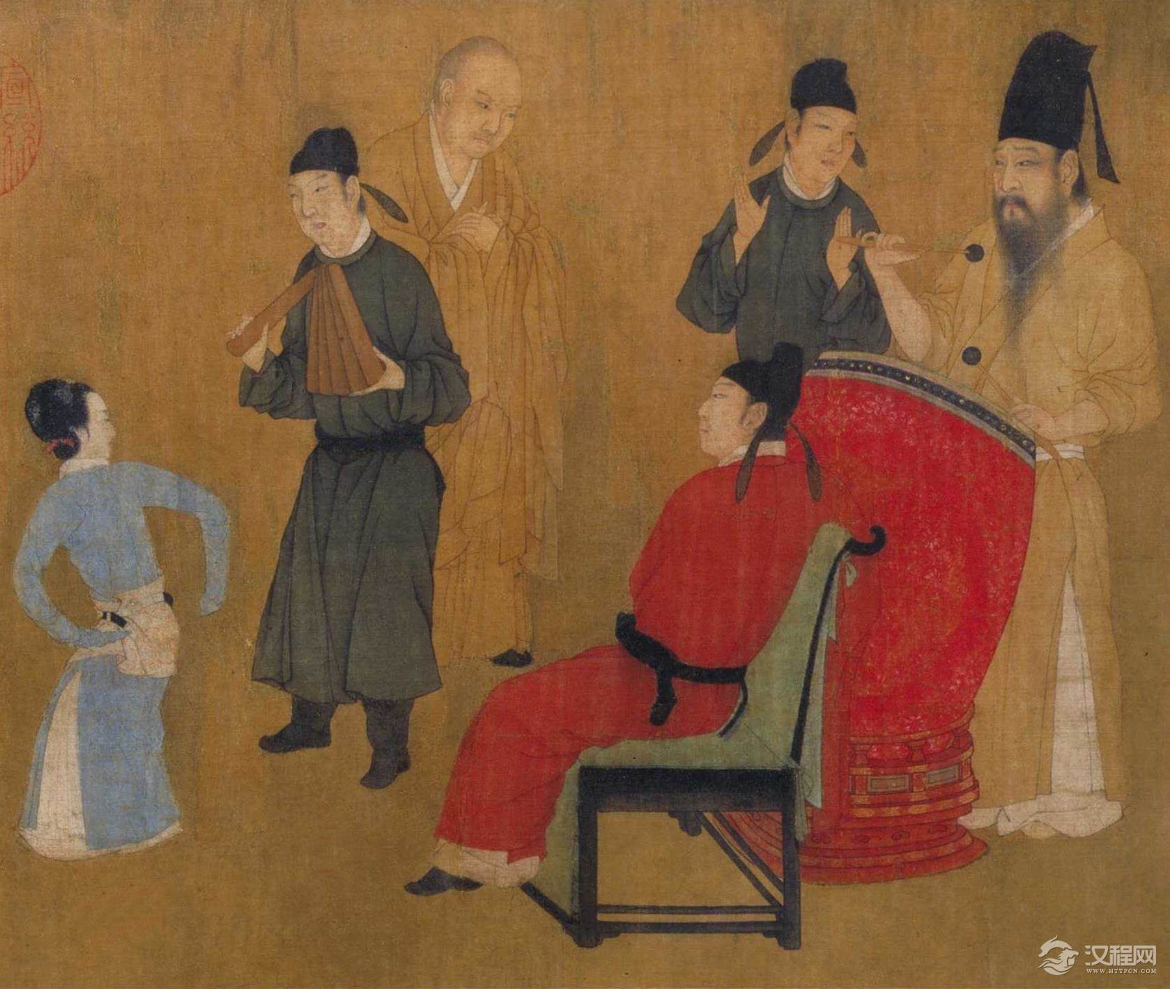 韩熙载夜宴图 南唐·顾闳中 中国十大传世名画 - 中艺图文工作室 - 中艺图文工作室