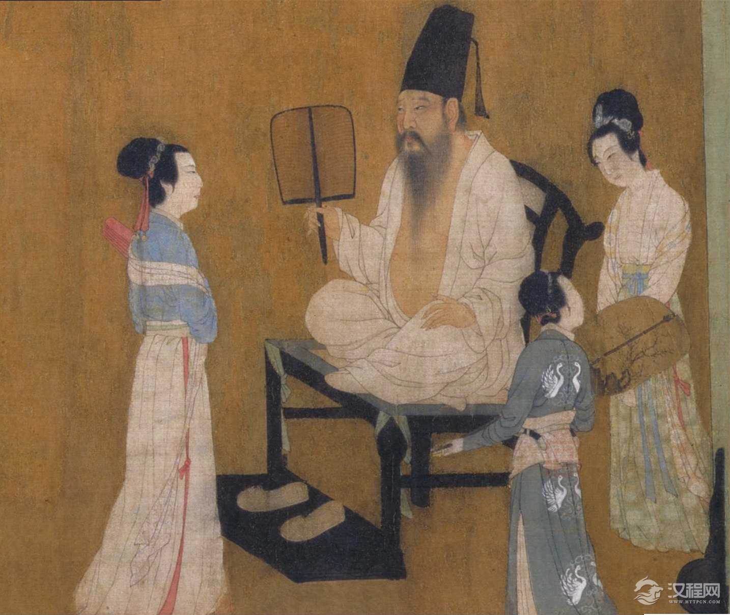 韩熙载夜宴图 南唐·顾闳中 中国十大传世名画 - 中艺图文工作室 - 中艺图文工作室