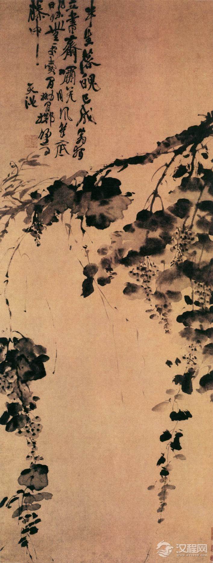 徐渭画选 墨葡萄图