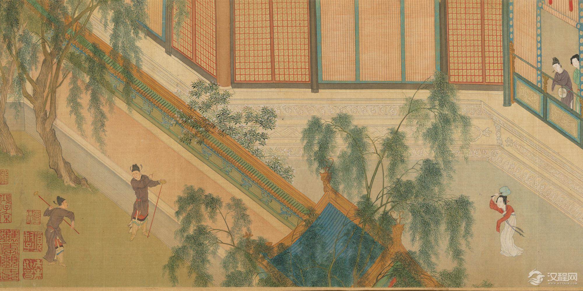 汉宫春晓图 明•仇英 中国十大传世名画