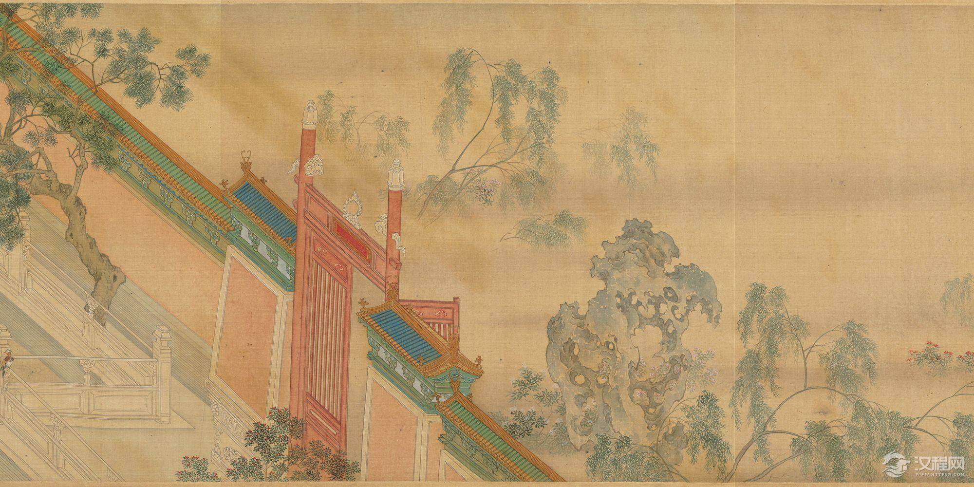 汉宫春晓图 明•仇英 中国十大传世名画