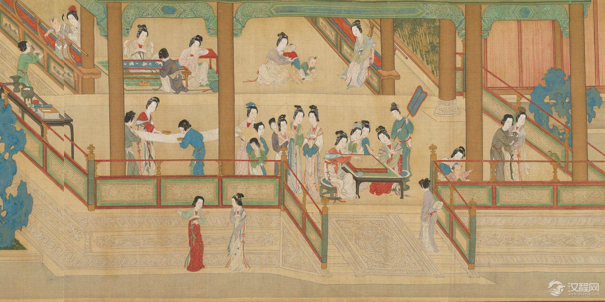 汉宫春晓图 明•仇英 中国十大传世名画