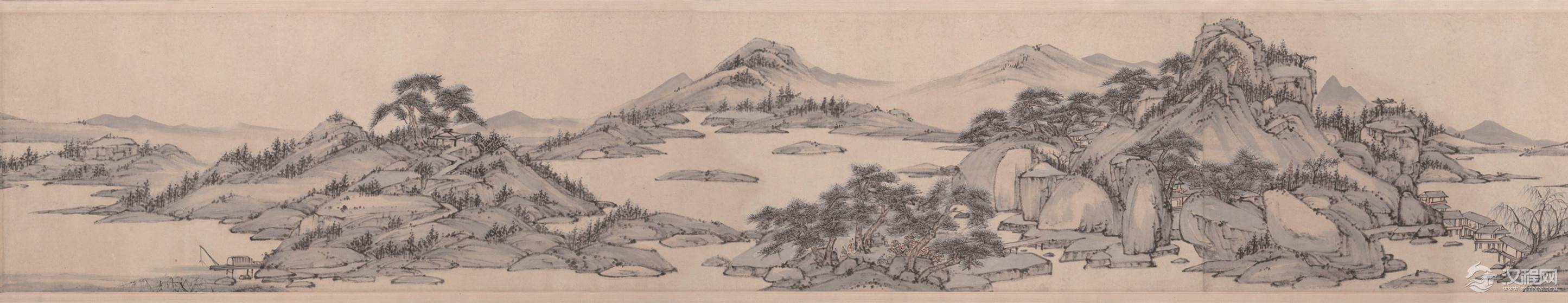 中国历代名家绘画长卷(三