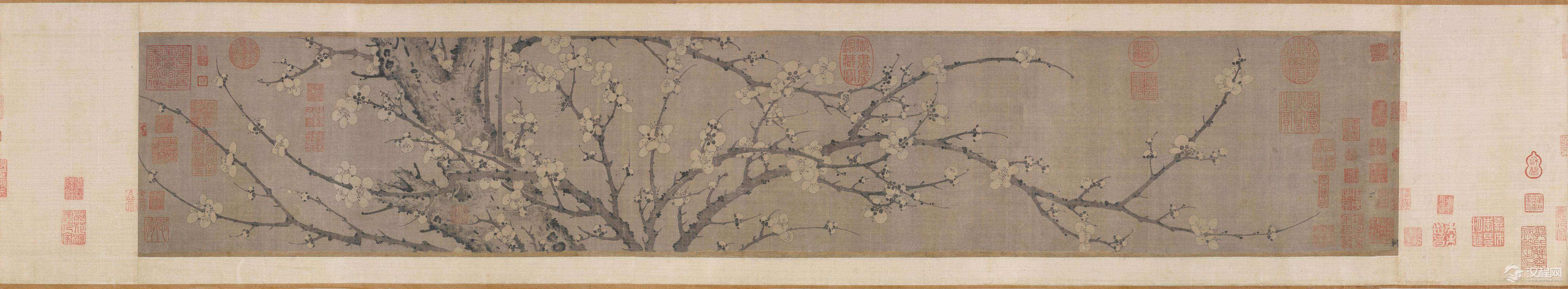 历代名家画梅花