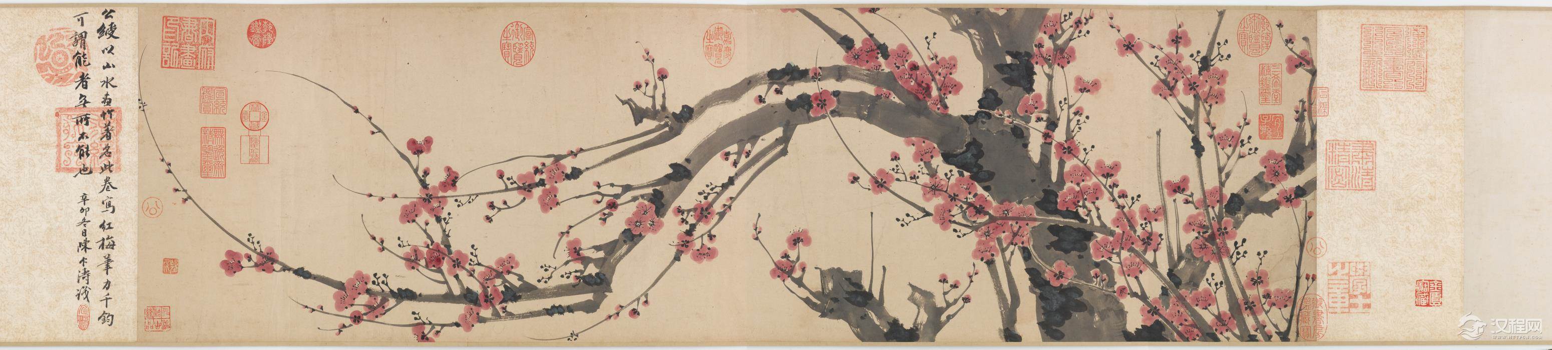 历代名家画梅花