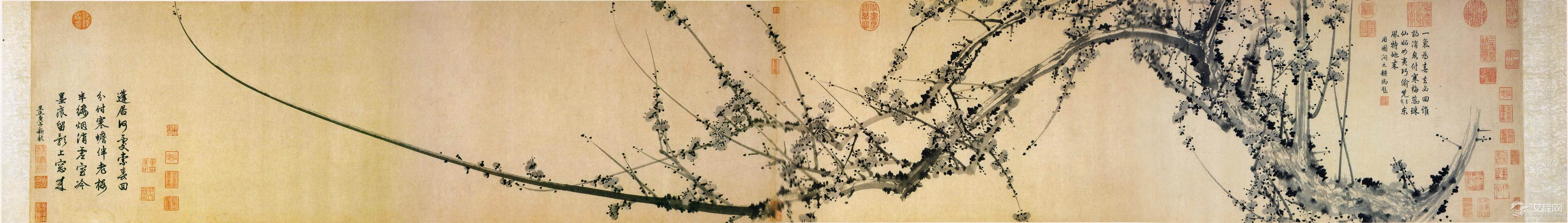 历代名家画梅花