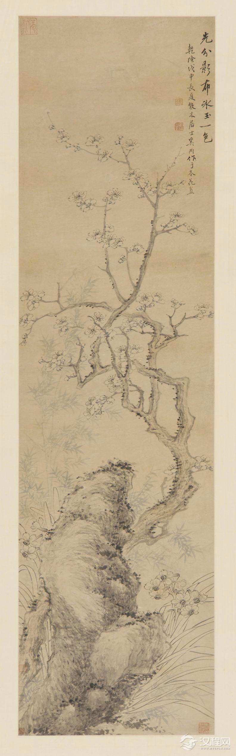 历代名家画梅花