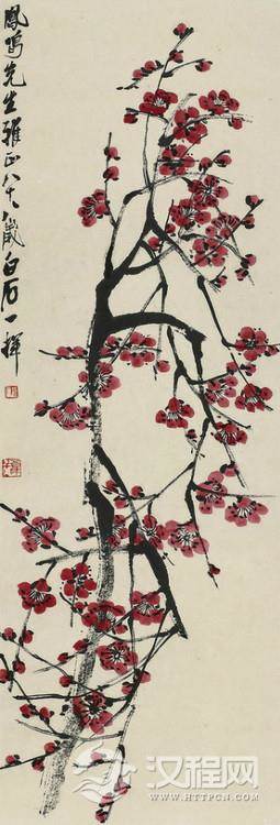 历代名家画梅花