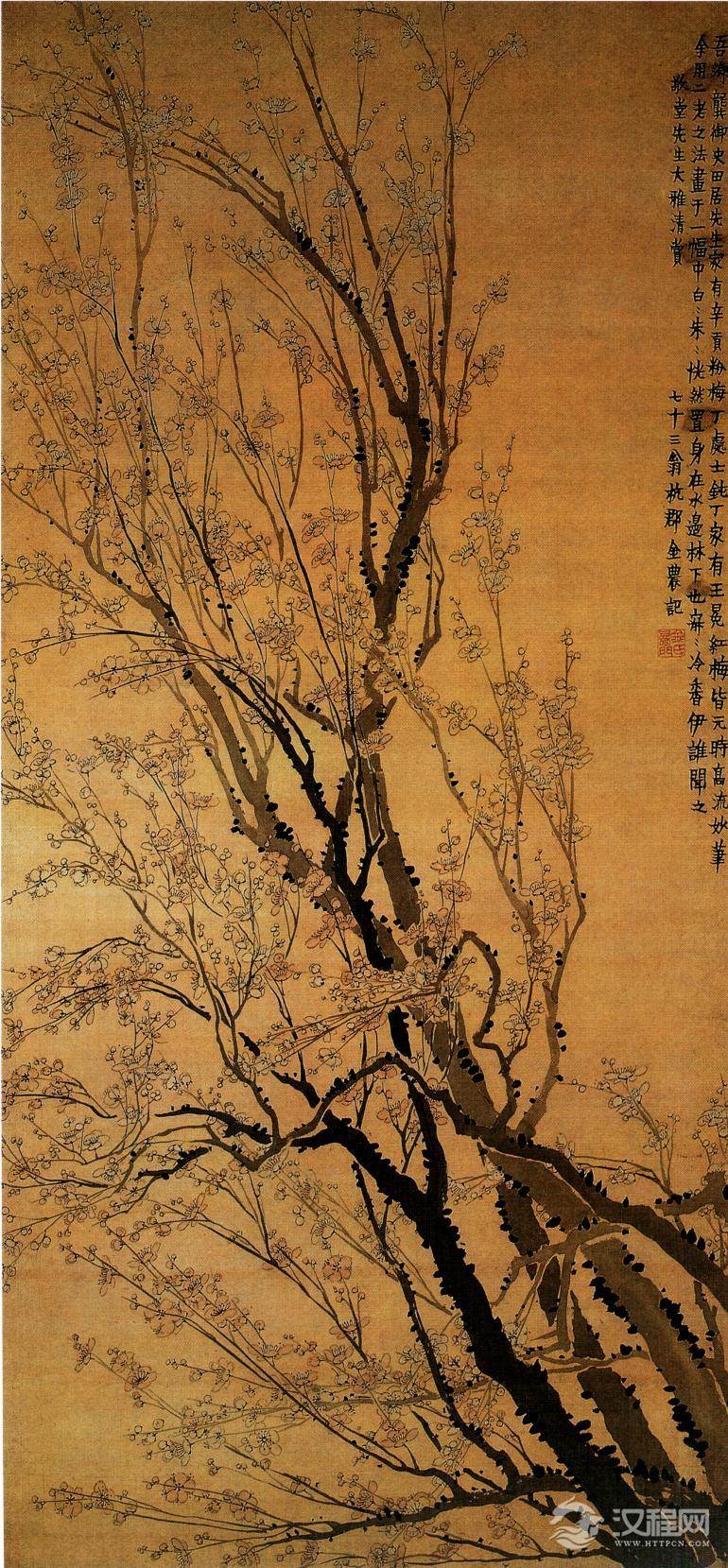 历代名家画梅花