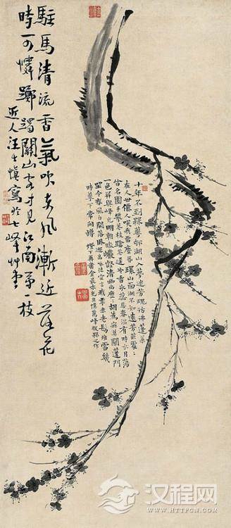 历代名家画梅花