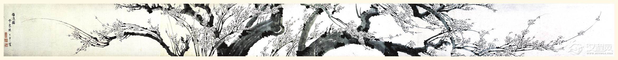 历代名家画梅花