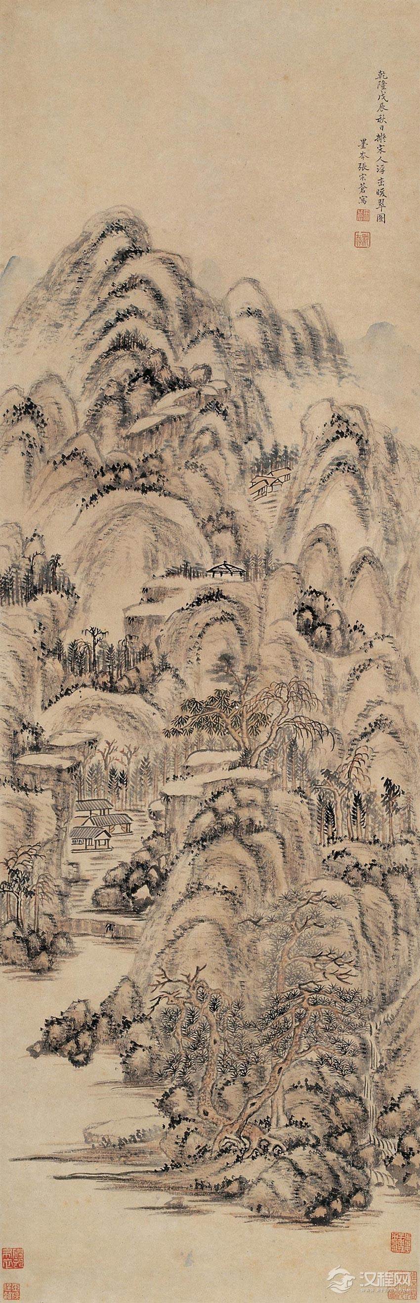 清宫画家 张宗苍画选