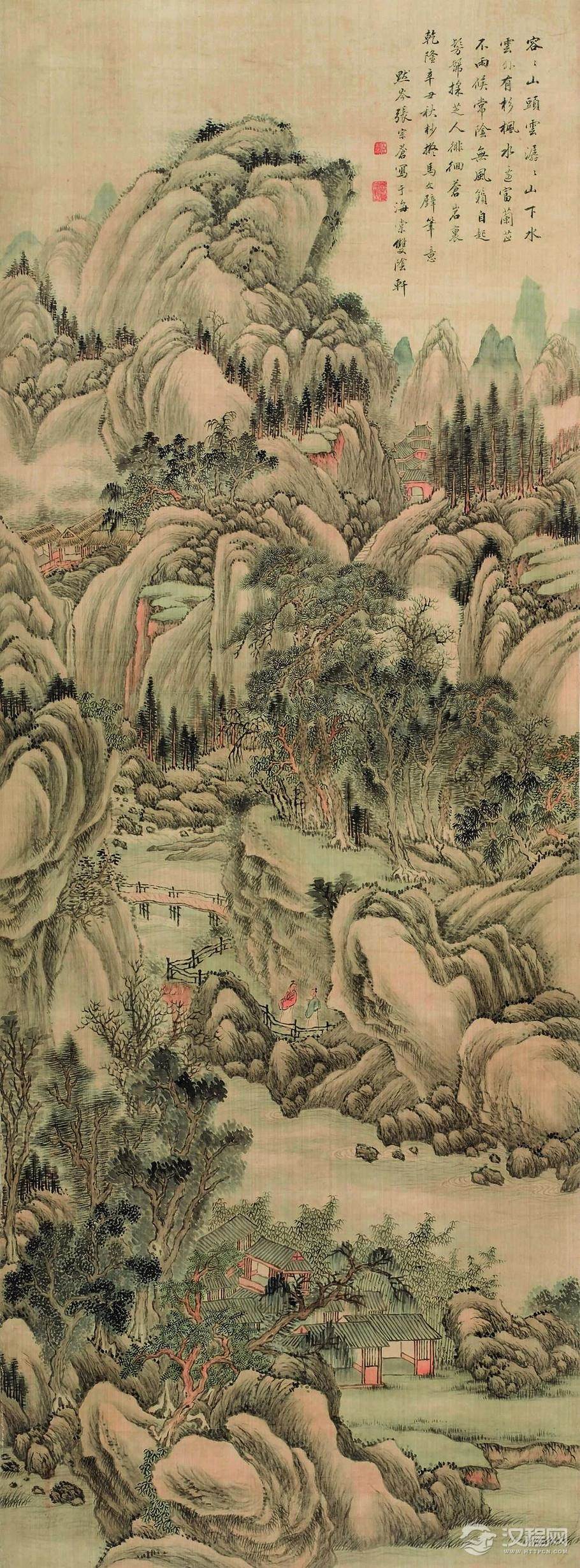 清宫画家 张宗苍画选