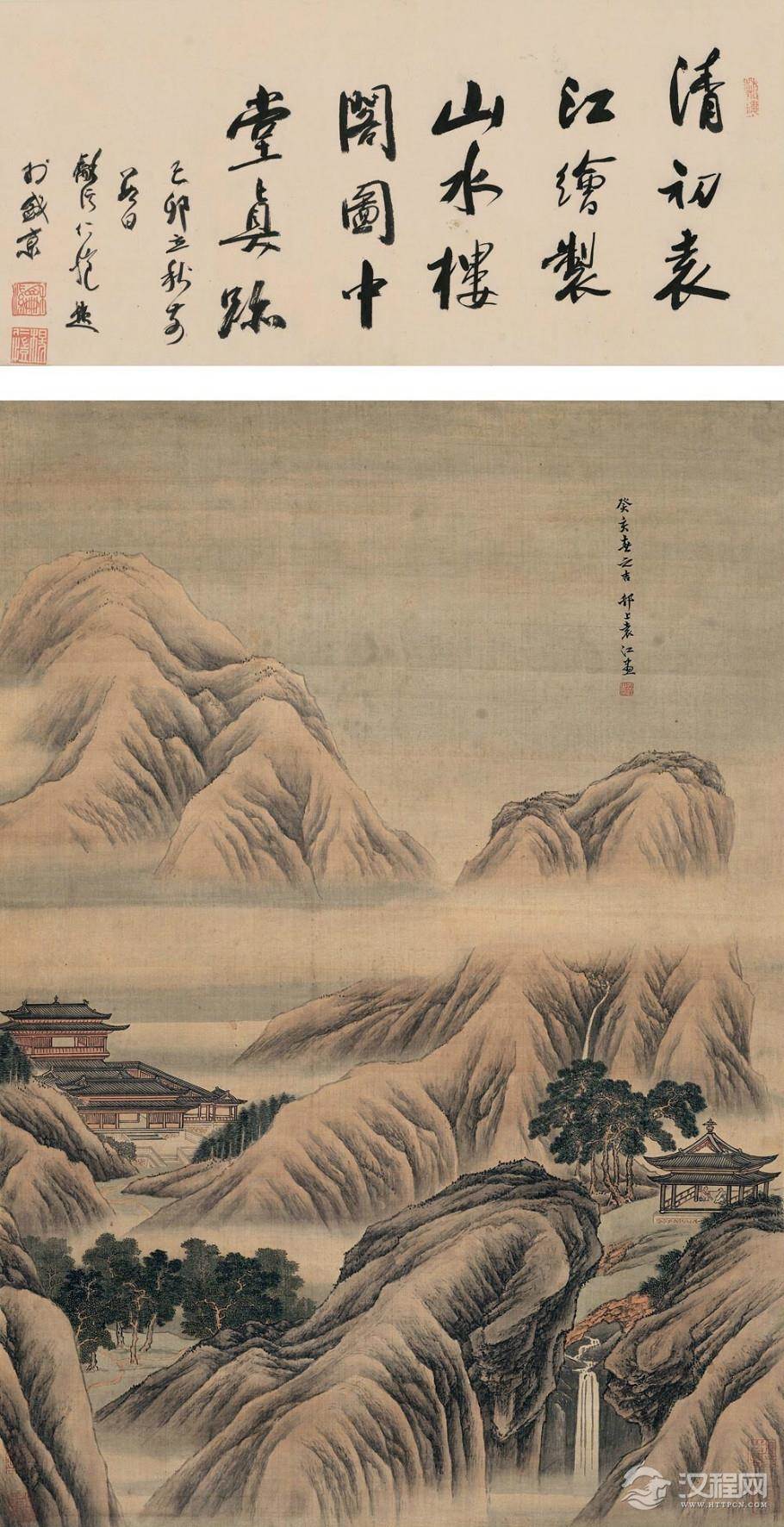 清宫廷画家袁江 袁耀作品