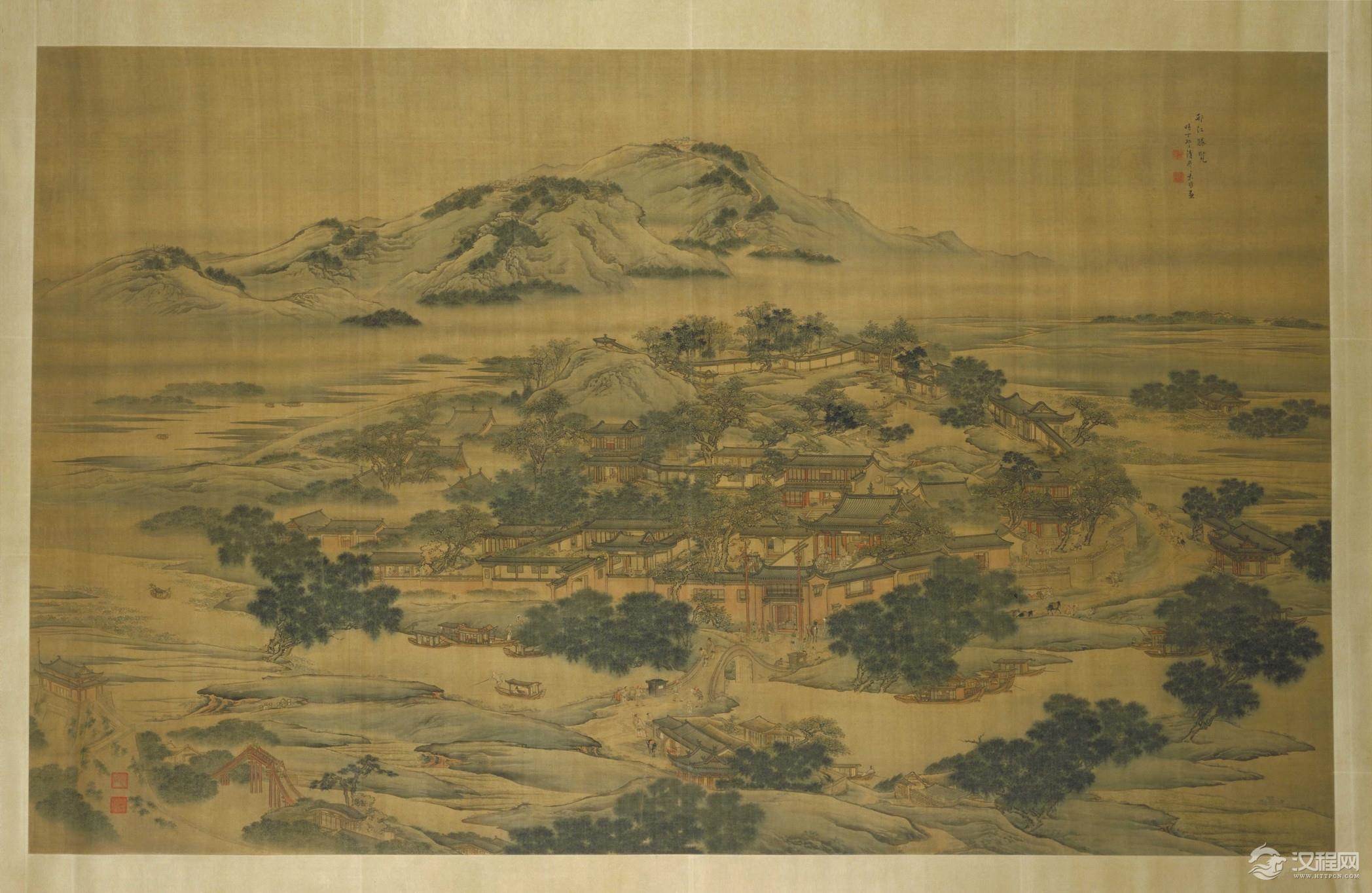 清宫廷画家袁江 袁耀作品