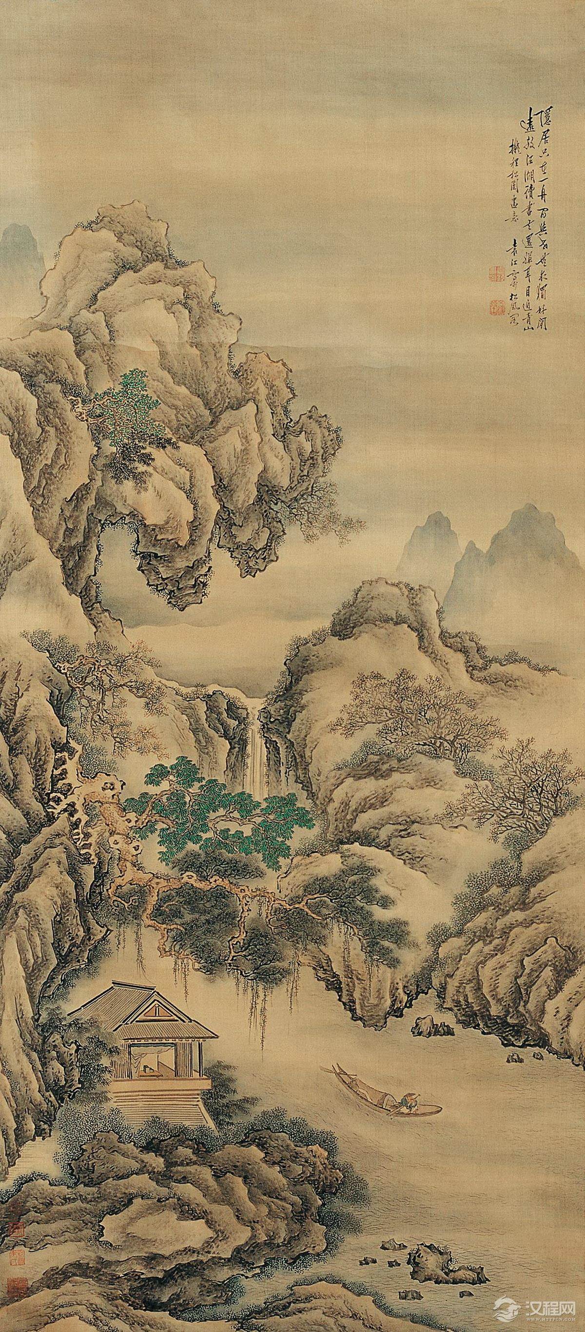 清宫廷画家袁江 袁耀作品