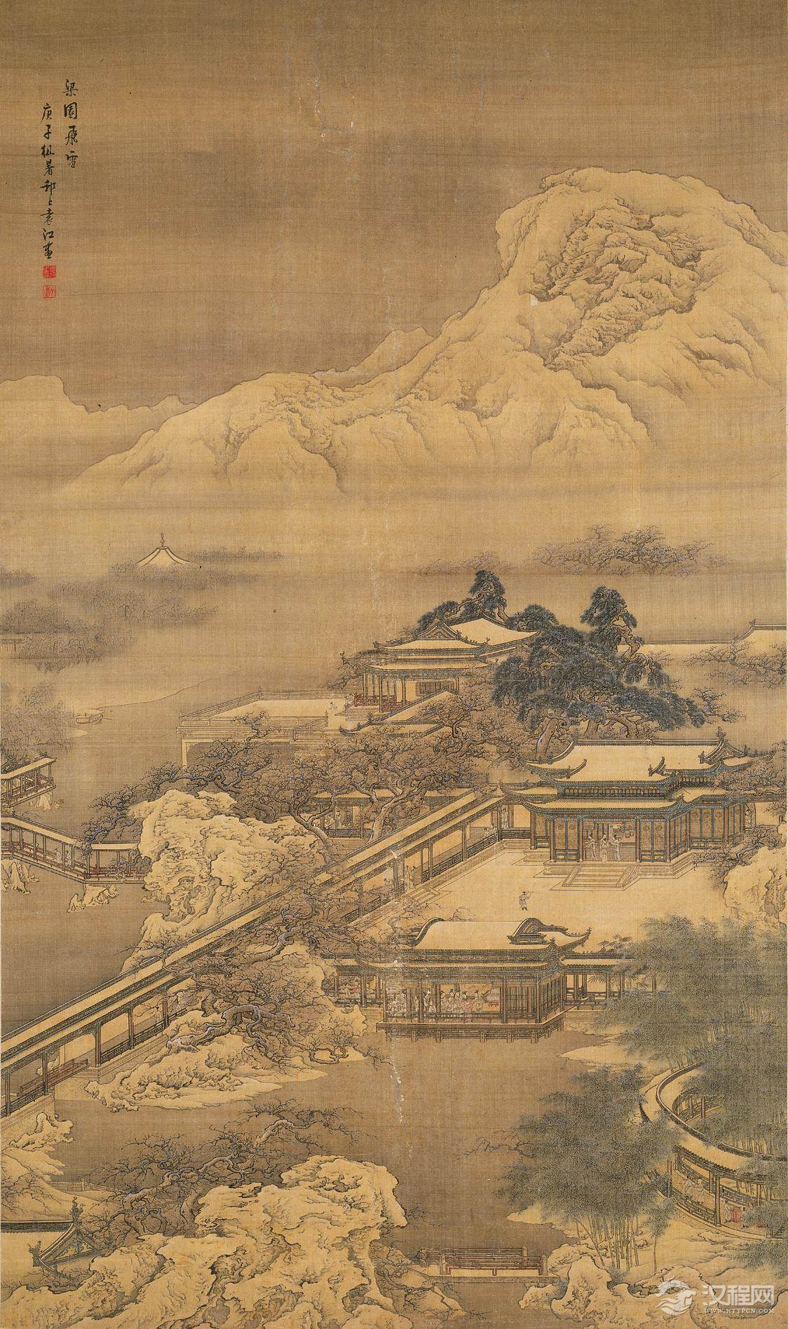 清宫廷画家袁江 袁耀作品