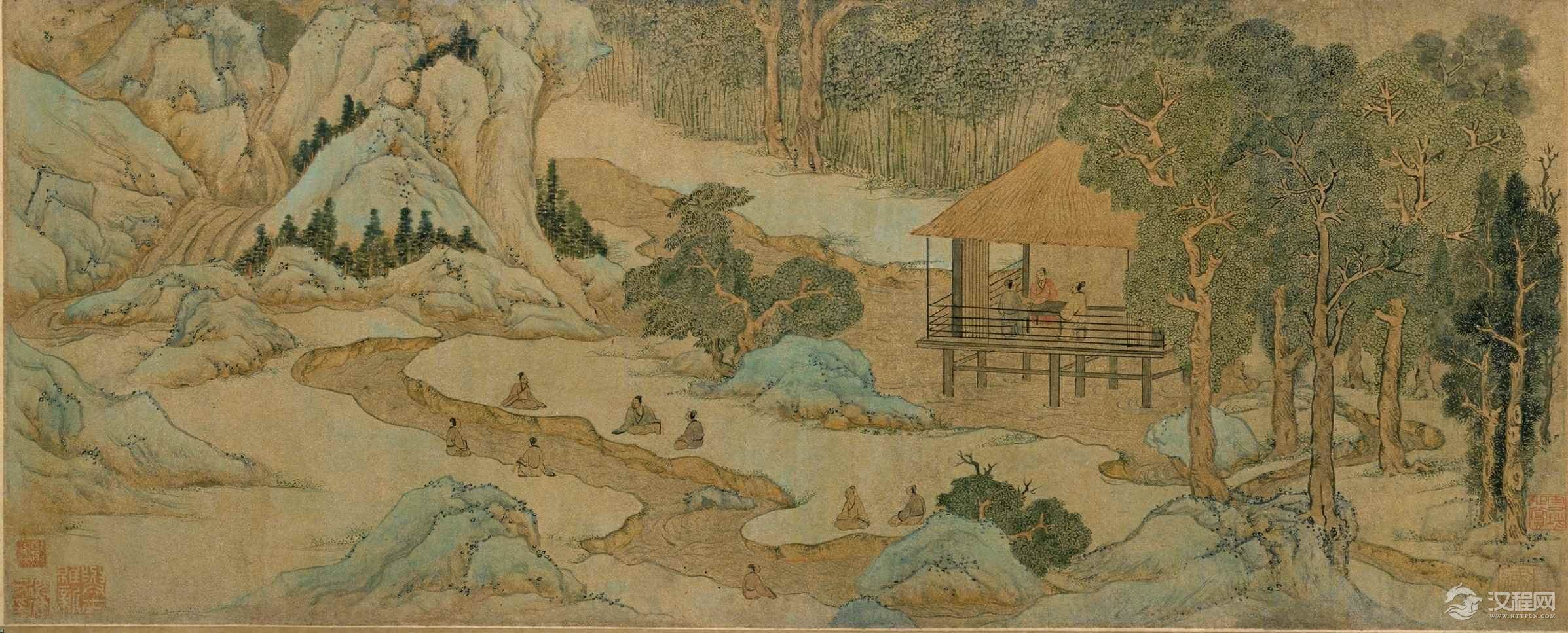 文徵明作品 故宫博物院藏 - 潮河边人 - 潮河边人博客
