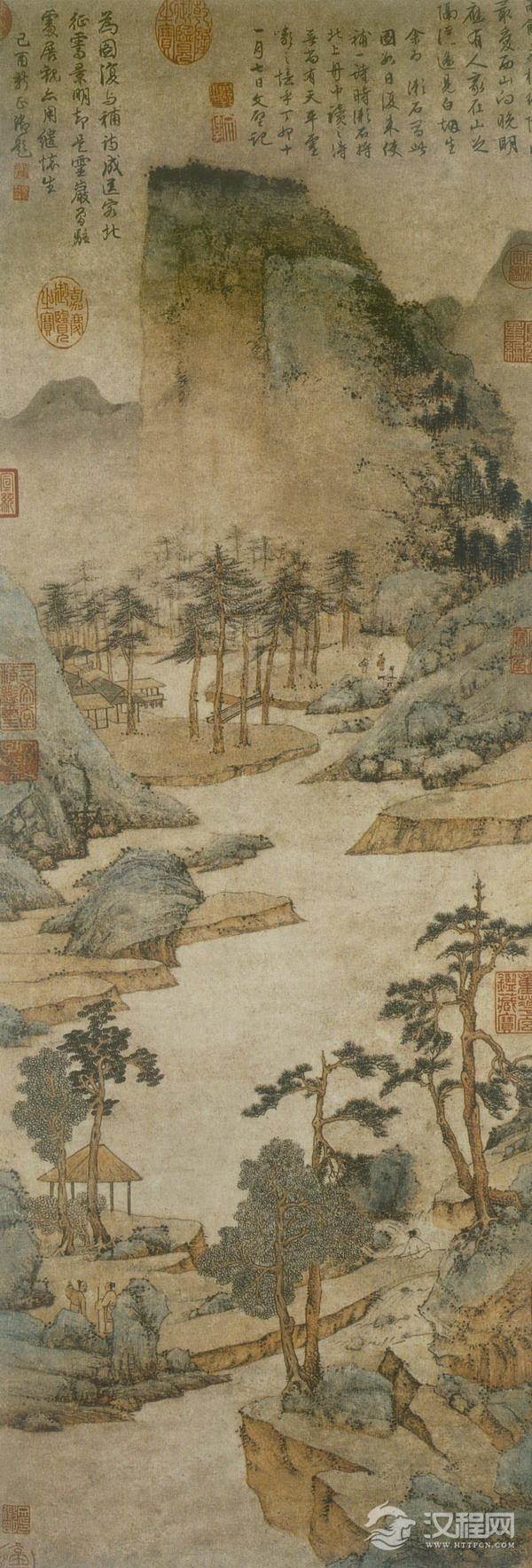 文徴明 立轴画 - 潮河边人 - 潮河边人博客