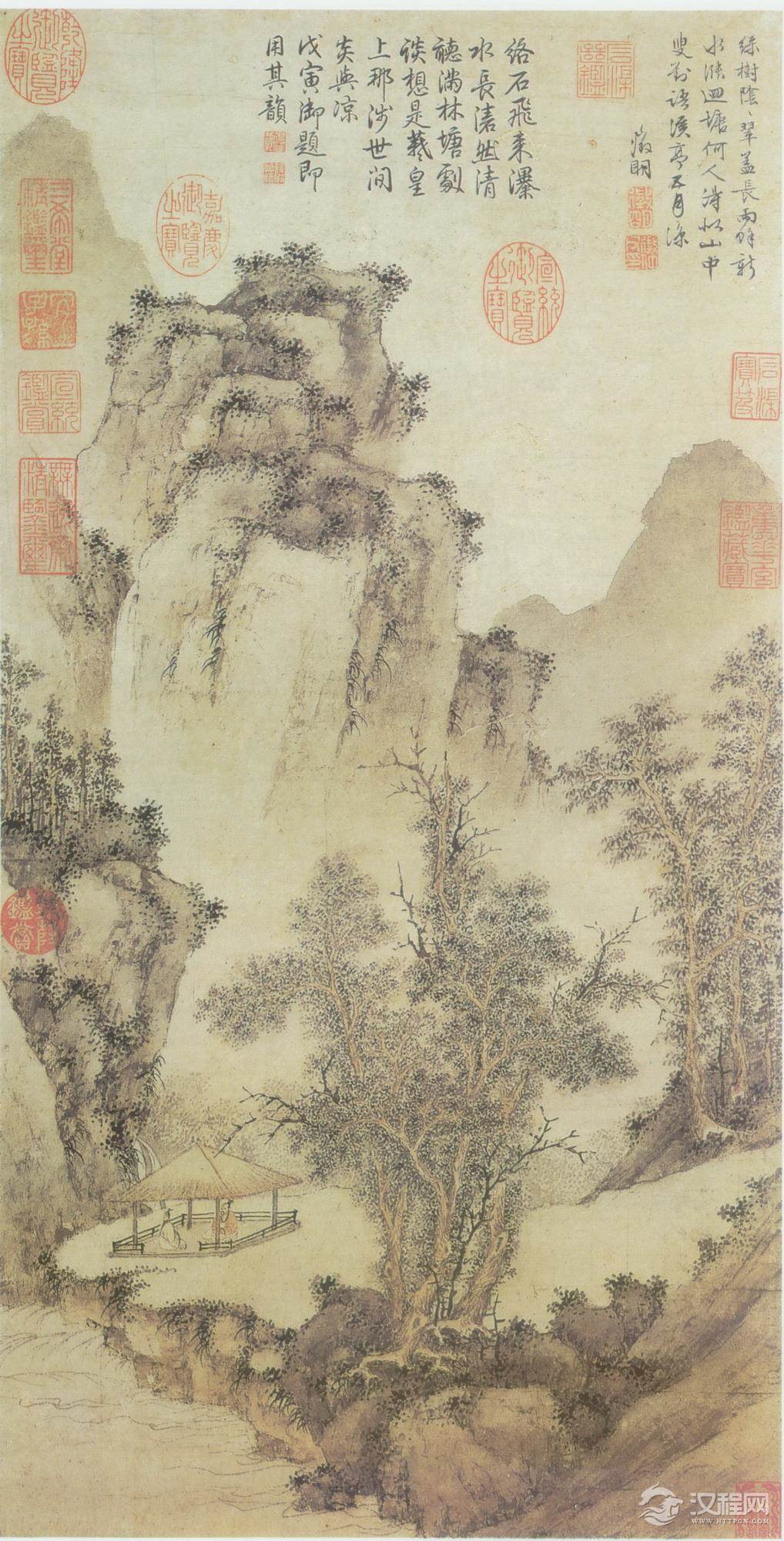 文徴明 立轴画 - 潮河边人 - 潮河边人博客