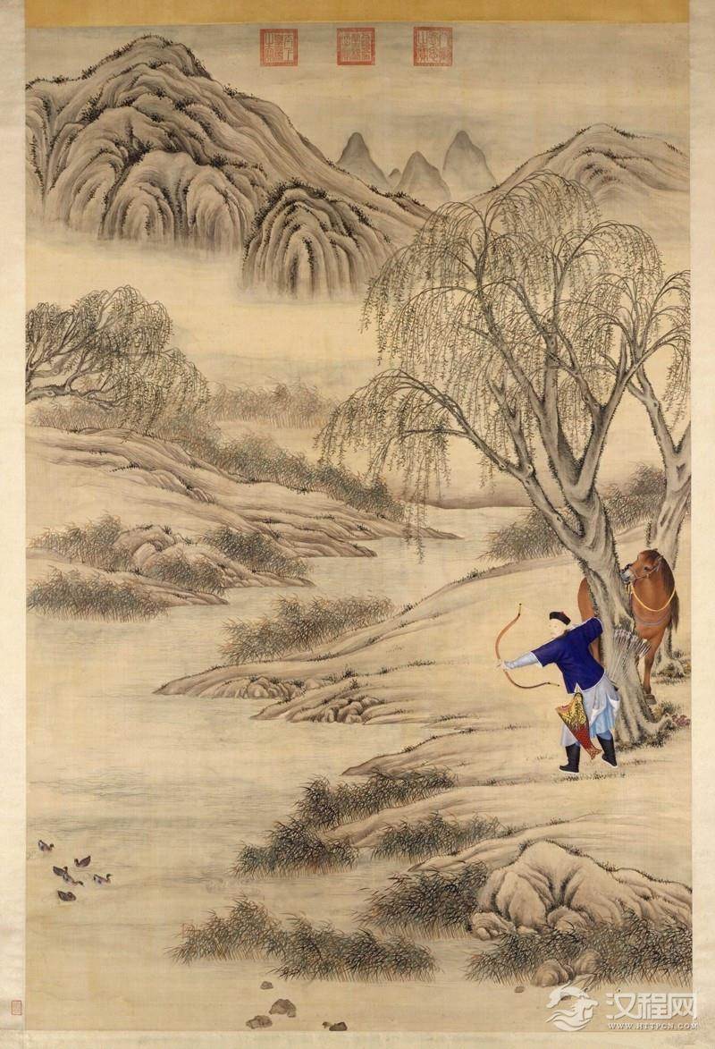 郎世宁 乾隆皇帝巡狩题材系列作品 北京故宫博物院藏