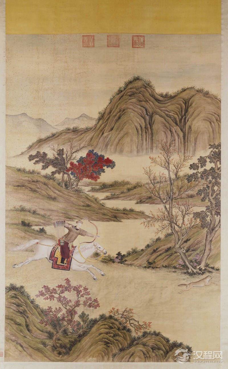 郎世宁 乾隆皇帝巡狩题材系列作品 北京故宫博物院藏