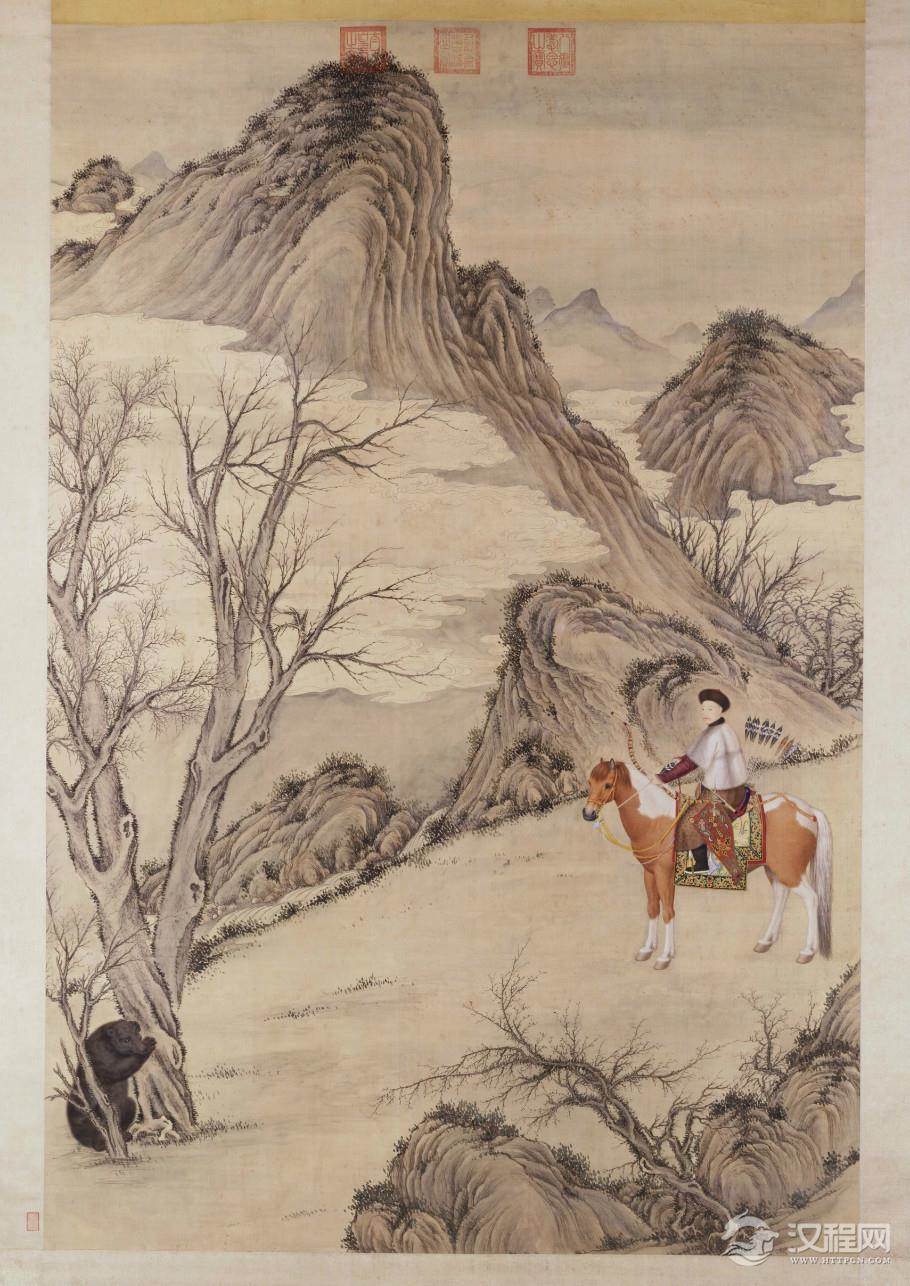 郎世宁 乾隆皇帝巡狩题材系列作品 北京故宫博物院藏