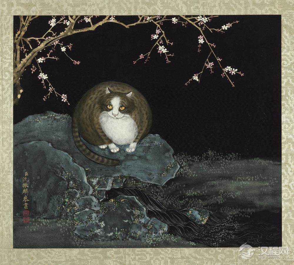 猫:耄耋同春 清 沈振麟(组图) - 潮河边人 - 潮河边人博客