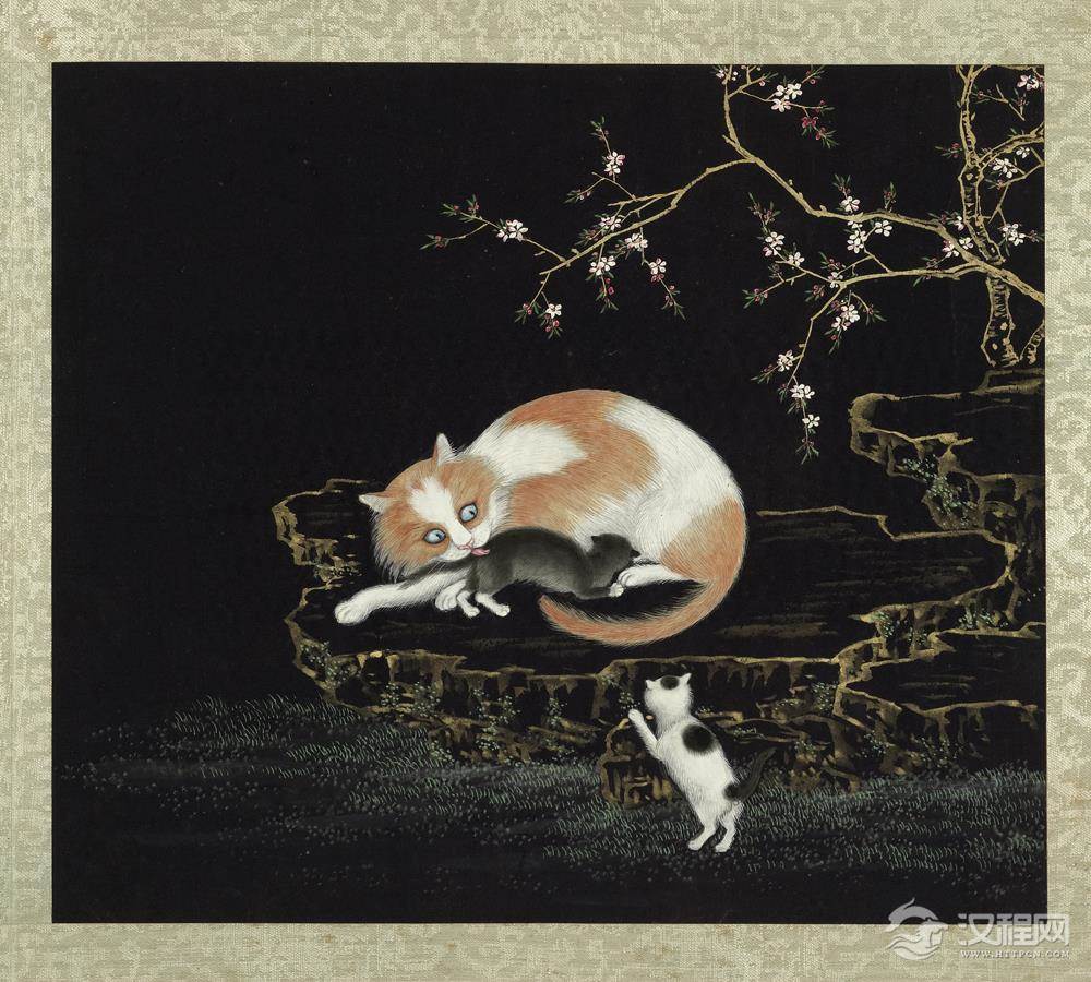 猫:耄耋同春 清 沈振麟(组图) - 潮河边人 - 潮河边人博客