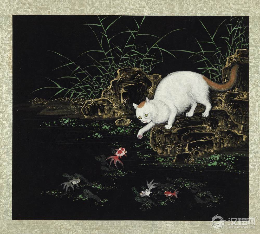 猫:耄耋同春 清 沈振麟(组图) - 潮河边人 - 潮河边人博客