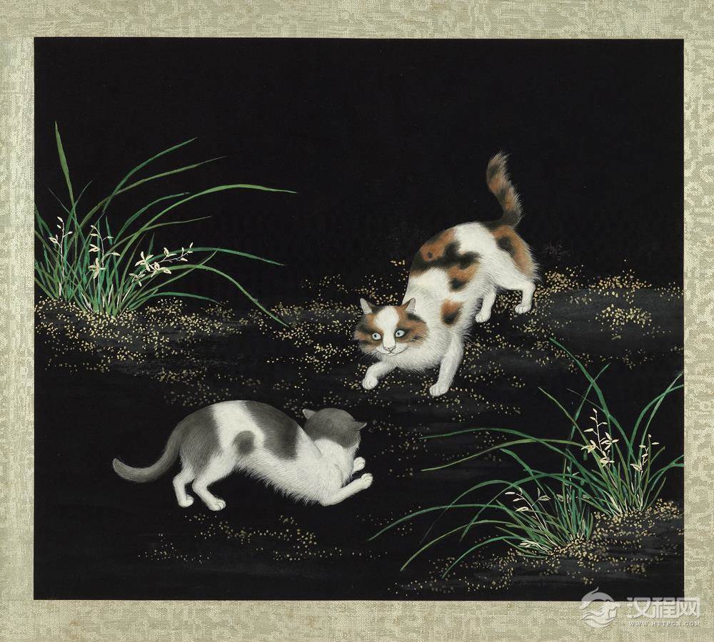 猫:耄耋同春 清 沈振麟(组图) - 潮河边人 - 潮河边人博客