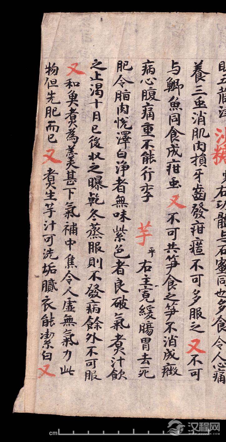 敦煌《食疗本草》残卷 纸本,卷轴 - 老排长 - 老排长(6660409)