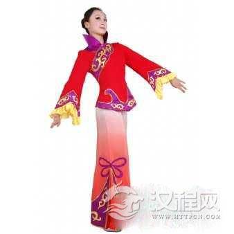 风情的秧歌服装