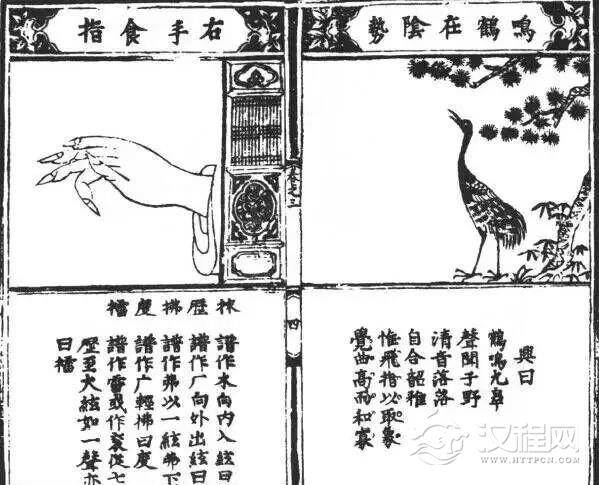 几种最基础的古琴指法图解