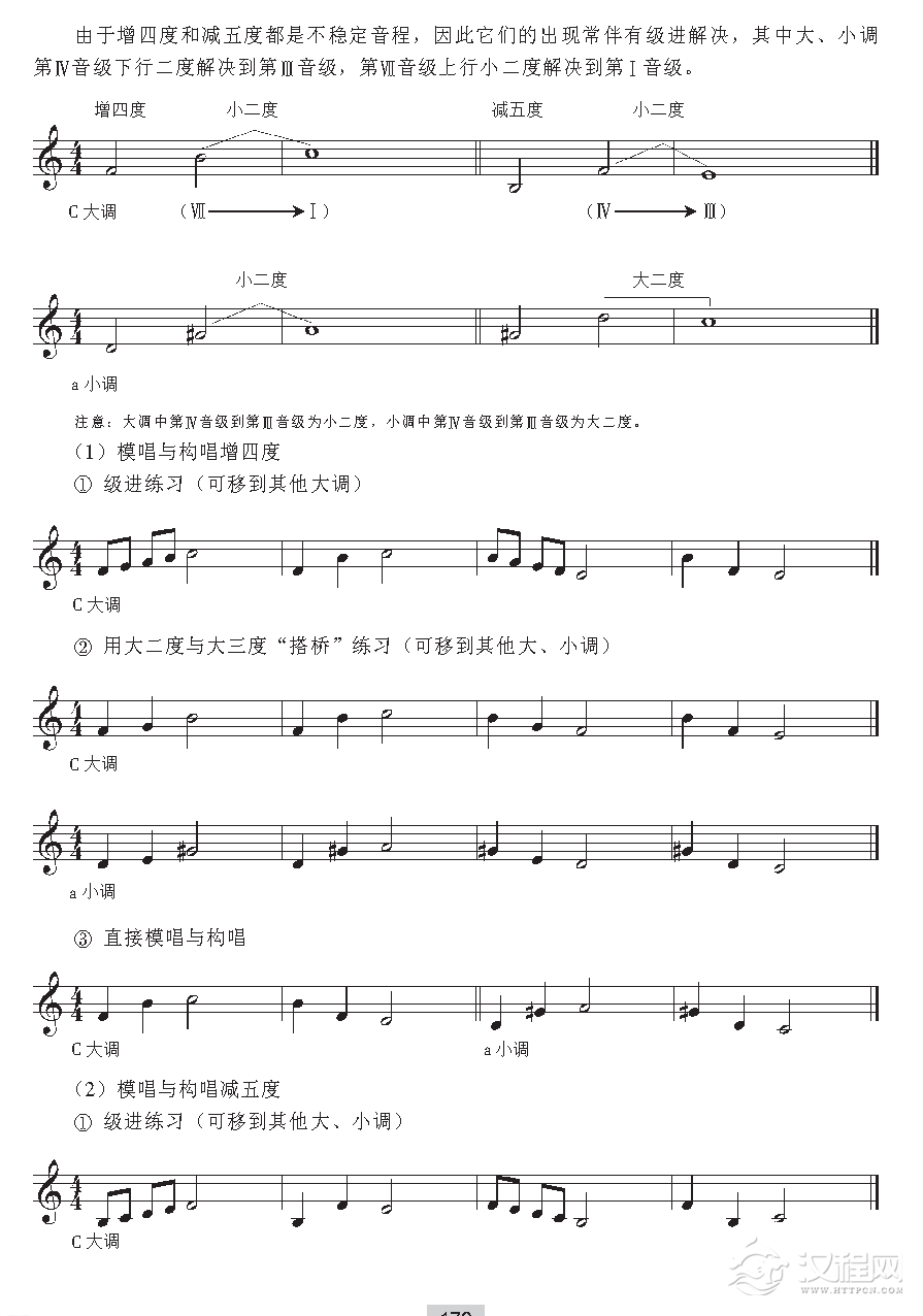 《音高训练》D大调音组练习