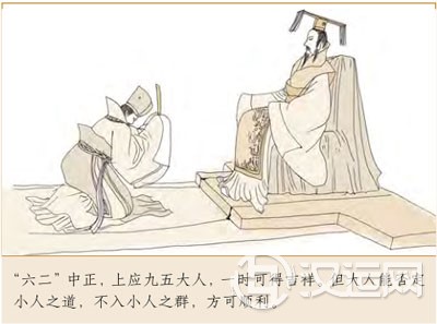 否卦第二爻,爻辞:六二:包承,小人吉;大人 否卦第二爻,爻辞:六二:包承,小人吉;大人