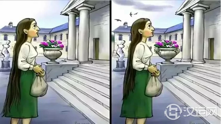 以下两张图片有几处不同?测你是什么样的人 以下两张图片有几处不同?测你是什么样的人