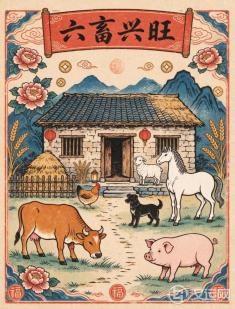 十二生肖其实分两拨:六个是家里养的,六个不是 十二生肖其实分两拨:六个是家里养的,六个不是