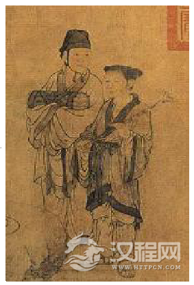 广袖袴褶服的人物形象