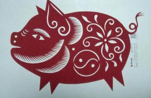 [民间工艺美术大师]白凤莲 剪纸 囍猪