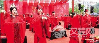 美到极致的汉服婚礼图片欣赏