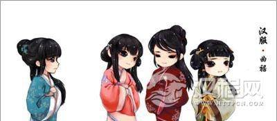 汉服图片大全，汉服手绘图片